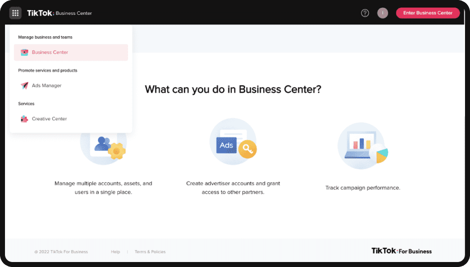 TikTok Business Center TIkTok Business Center