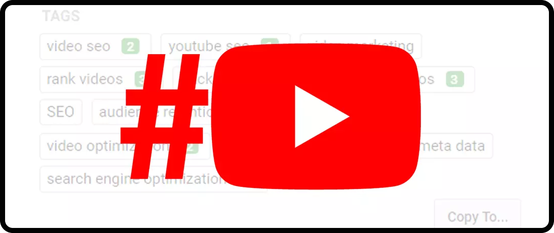 Graphic of the YouTube logo with the hashtag symbol in front of it