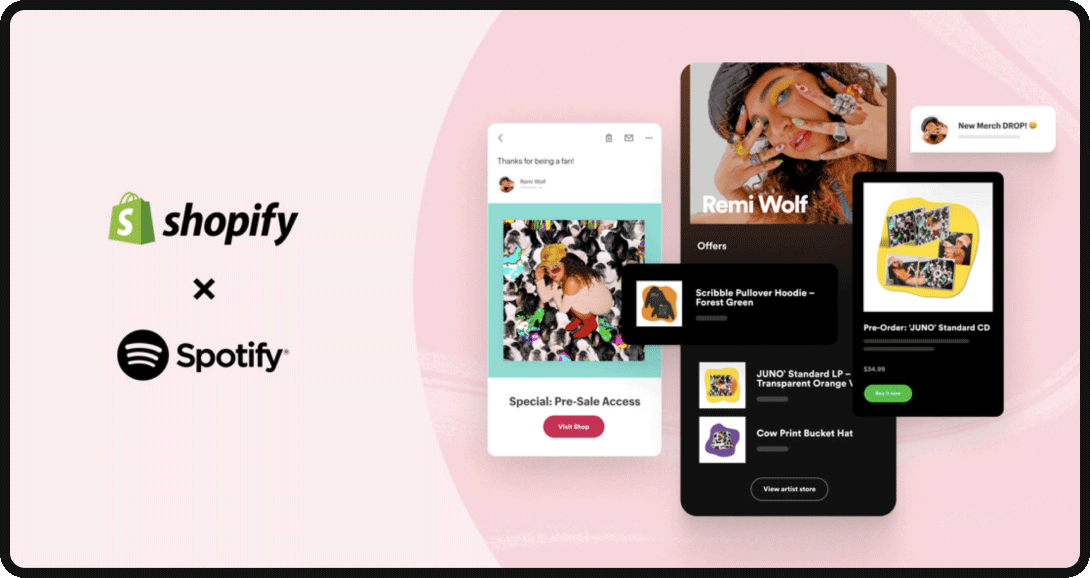 Shopify x Spotify Partnership